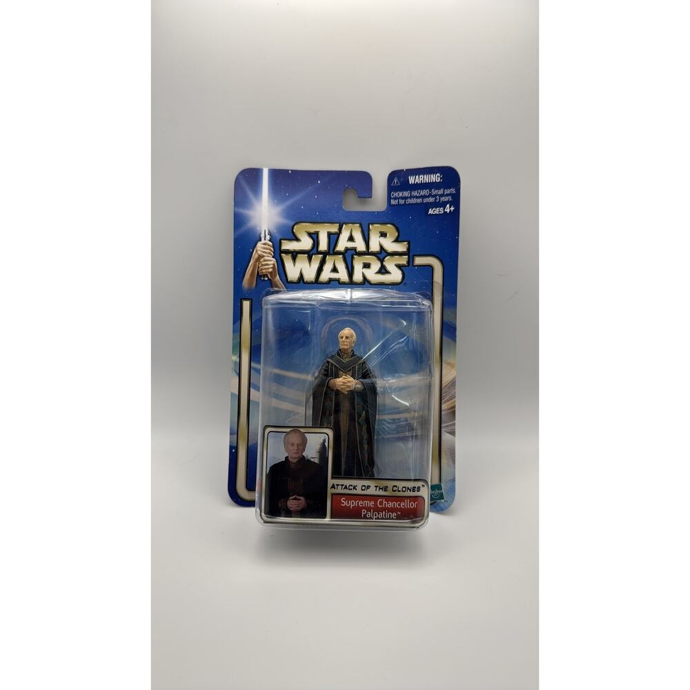 Star Wars Attack of the‎ Clones Supreme Chancellor Palpatine 2002 Hasbro Figure